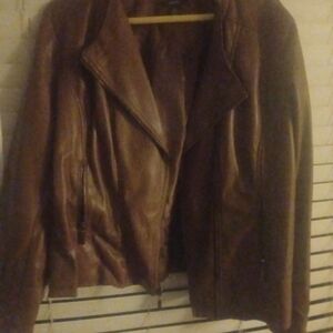 Women's Brown Leather Jacket